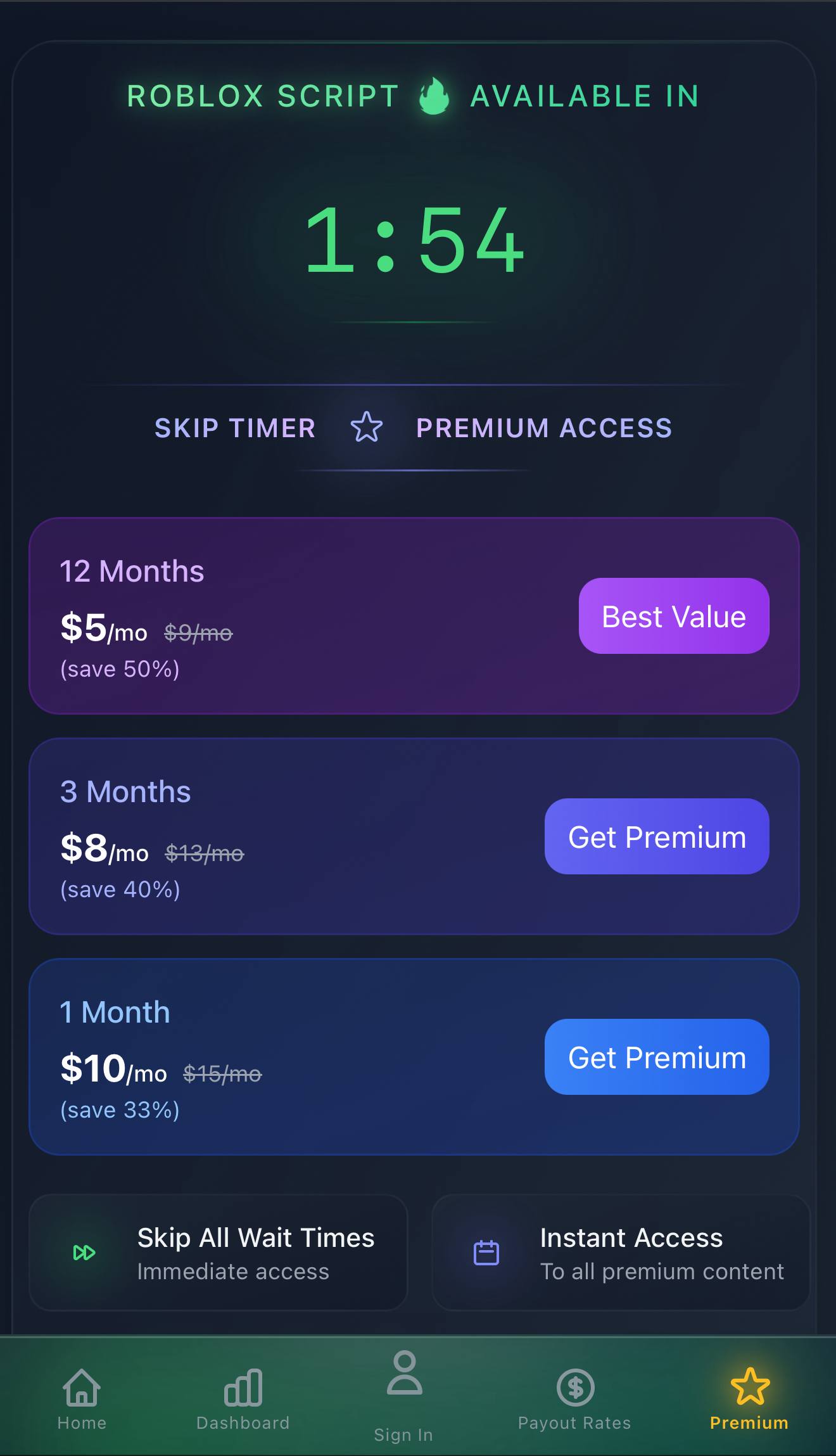 Link title during wait